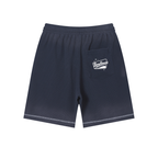 Unisex Sunfade Waffle Raw Hem Shorts