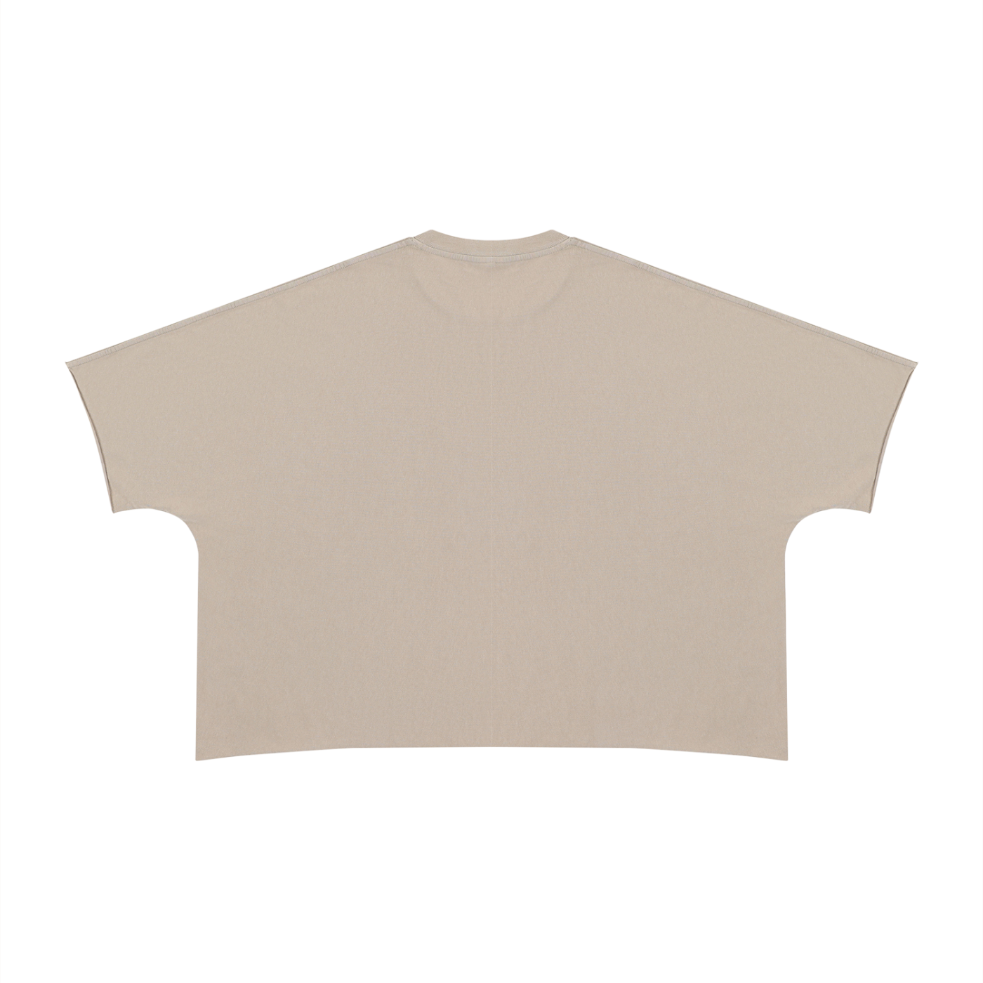 Unisex Heavyweight Boxy Raw Edge T-Shirt