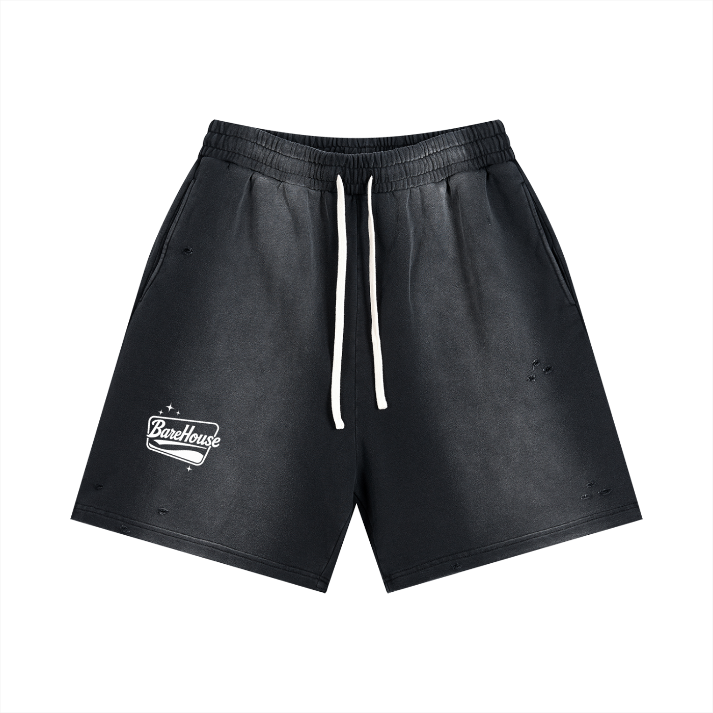 Sun Fade Distressed Shorts