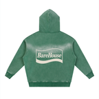Sunfade Two-way Zipper Boxy Fleece Hoodie
