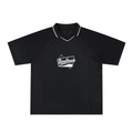 Striped V-Neck Soccer Jersey