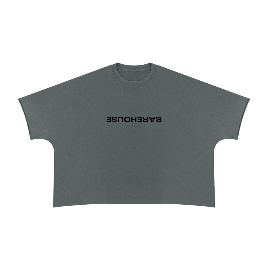Unisex Heavyweight Boxy Raw Edge T-Shirt