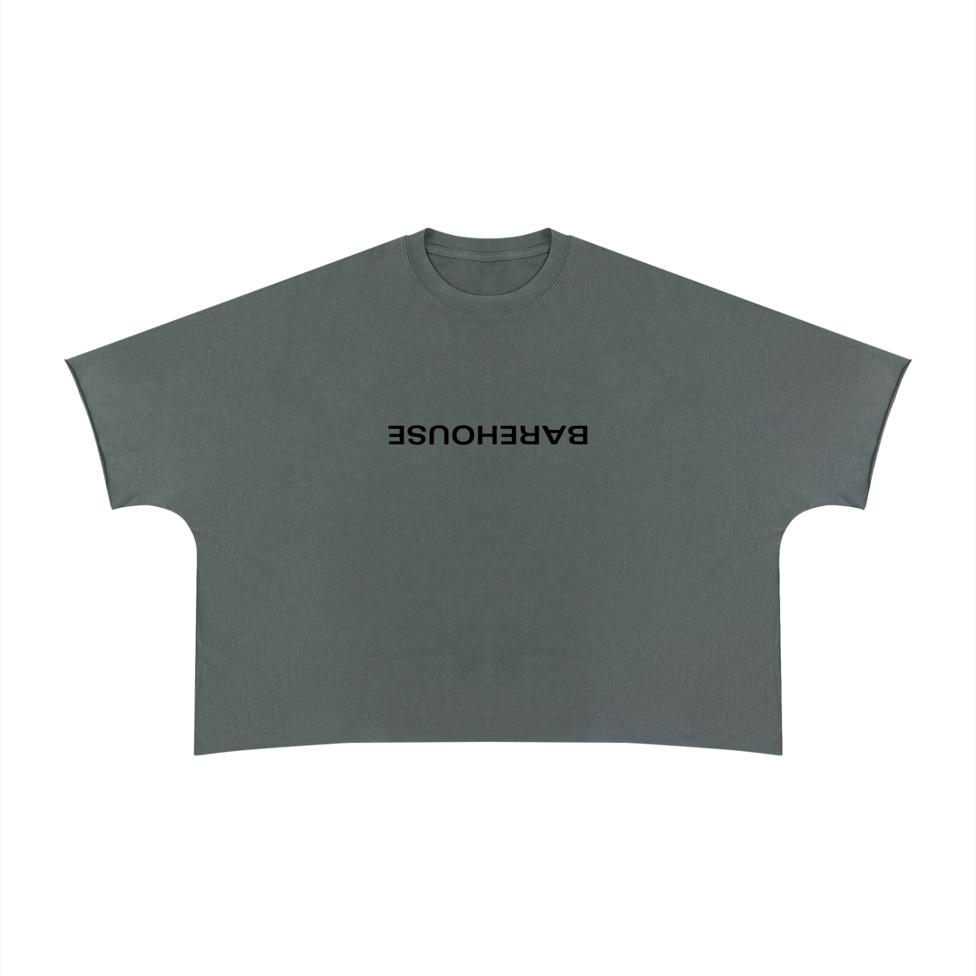 Unisex Heavyweight Boxy Raw Edge T-Shirt