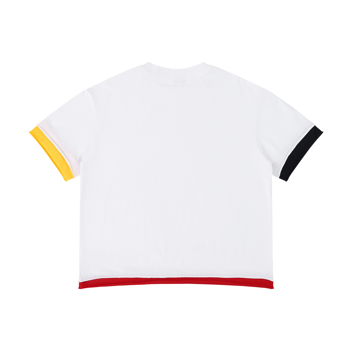 Unisex Boxy Color Block T-Shirt