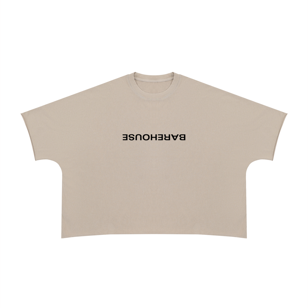 Unisex Heavyweight Boxy Raw Edge T-Shirt
