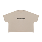 Unisex Heavyweight Boxy Raw Edge T-Shirt