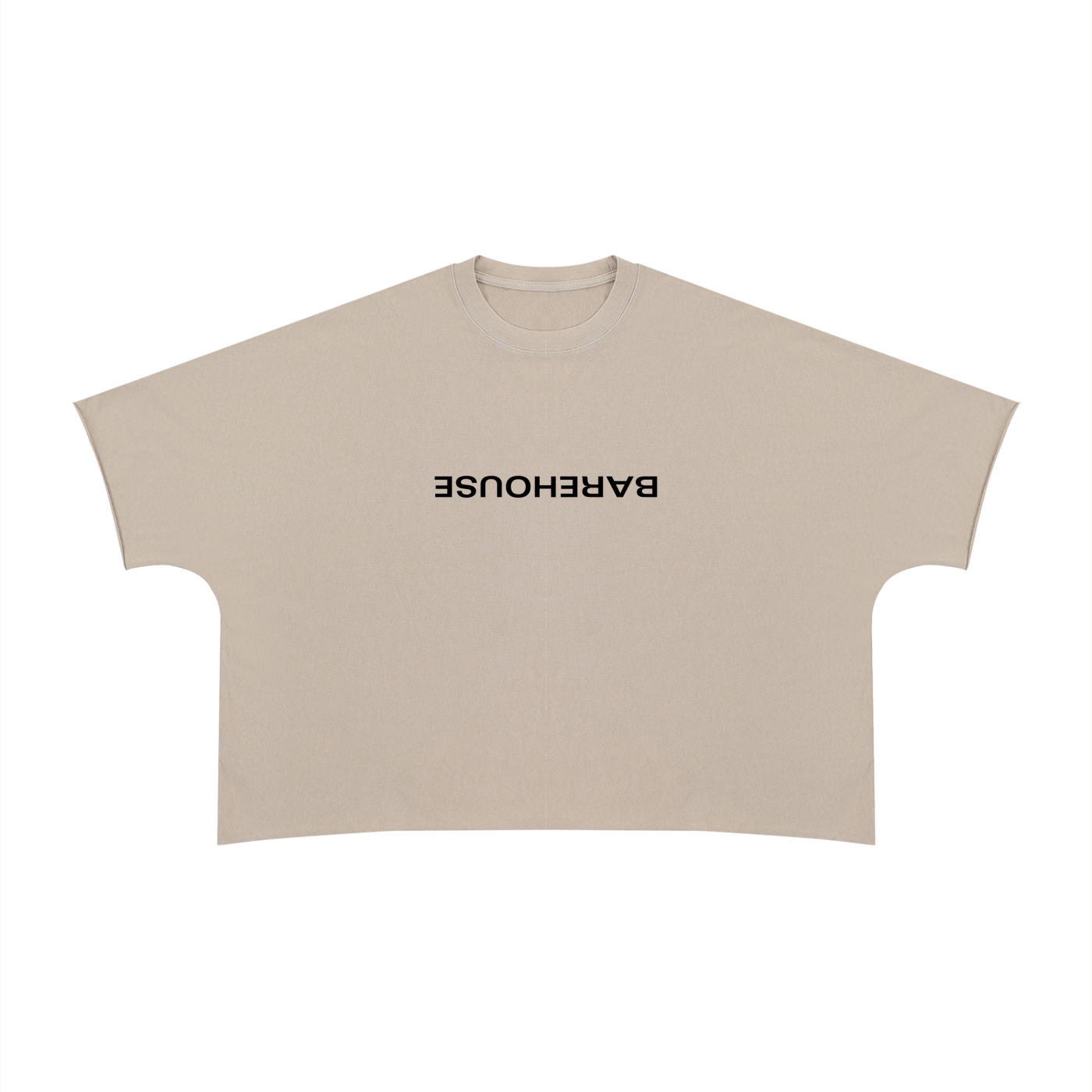 Unisex Heavyweight Boxy Raw Edge T-Shirt