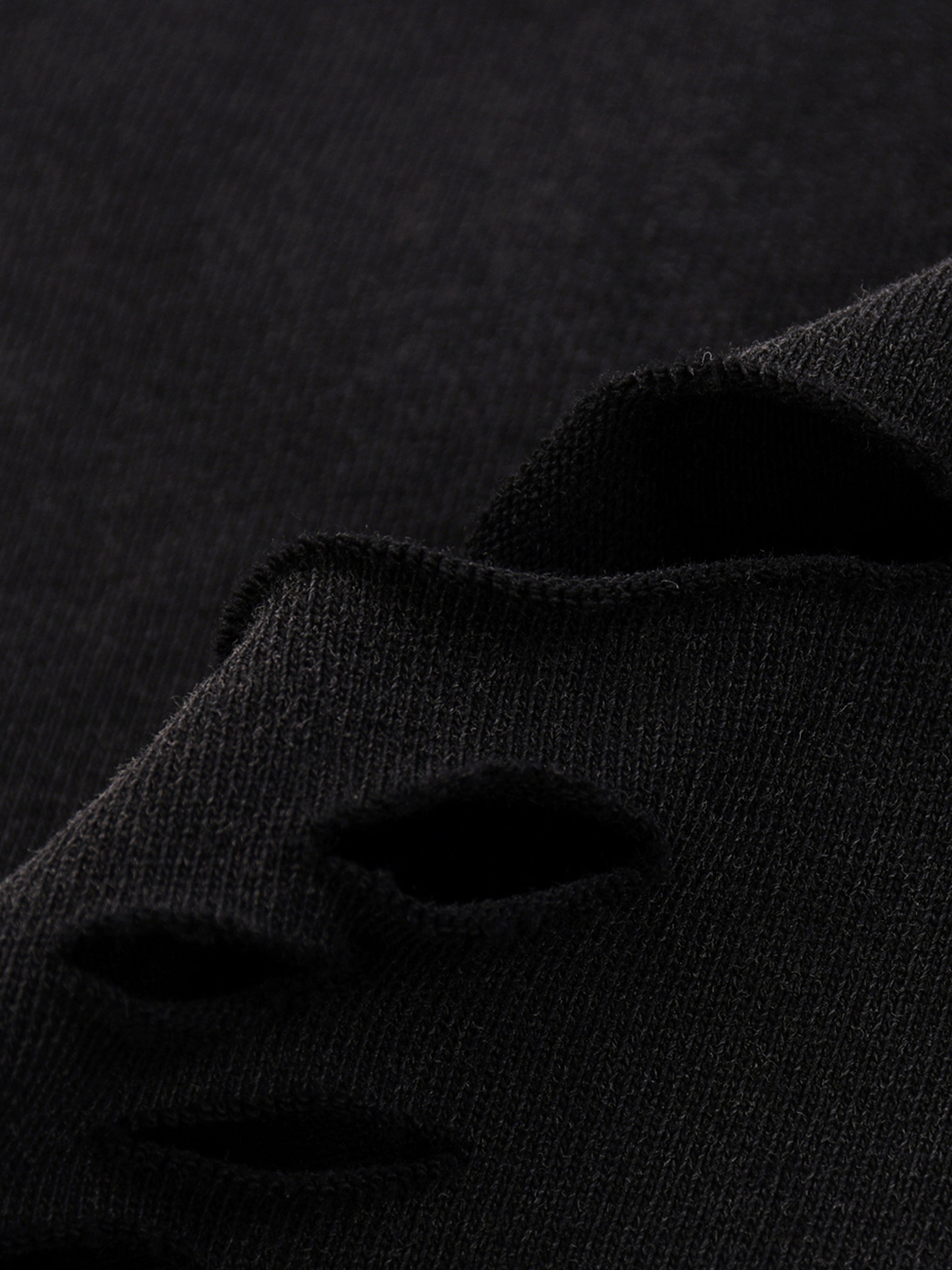 Snow Washed Raw-Hem T-Shirt