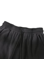 Unisex Sunfade Waffle Raw Hem Shorts